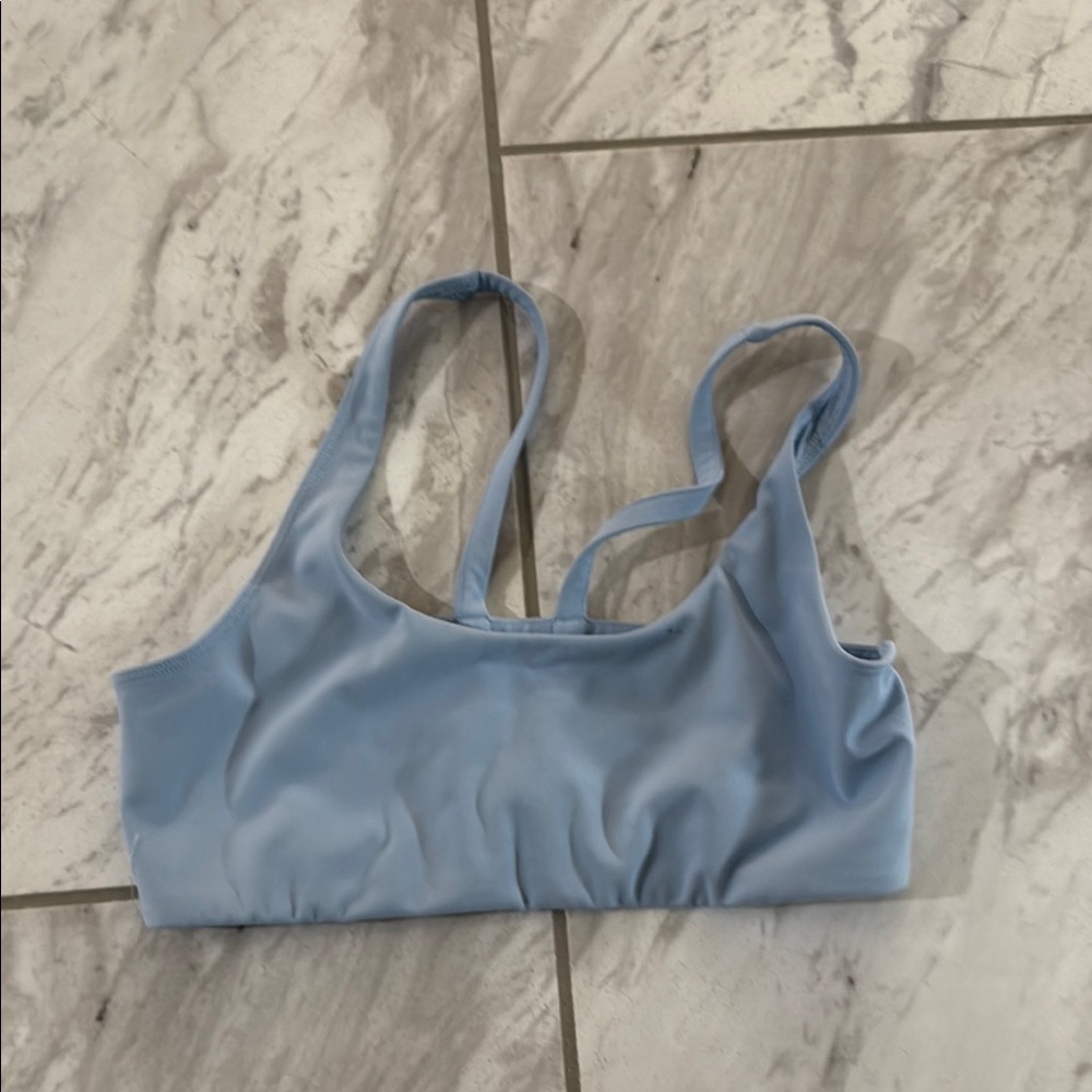 Light Blue Vuori Sports Bra
